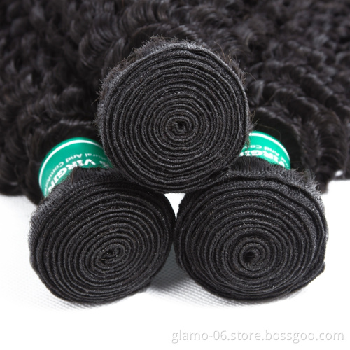 10A Deep Curly Human Hair Bundles Raw Brazilian Virgin Hair Mink Cuticle Aligned Human Hair Vendors